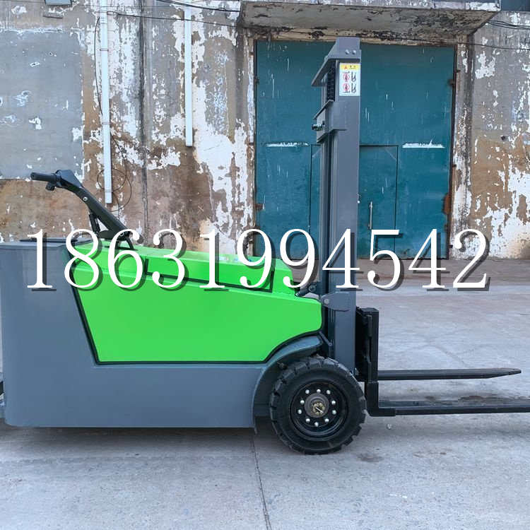 清河区小型电动叉车1吨2吨步行站驾式电瓶堆高充电装卸车液压升降车铲车